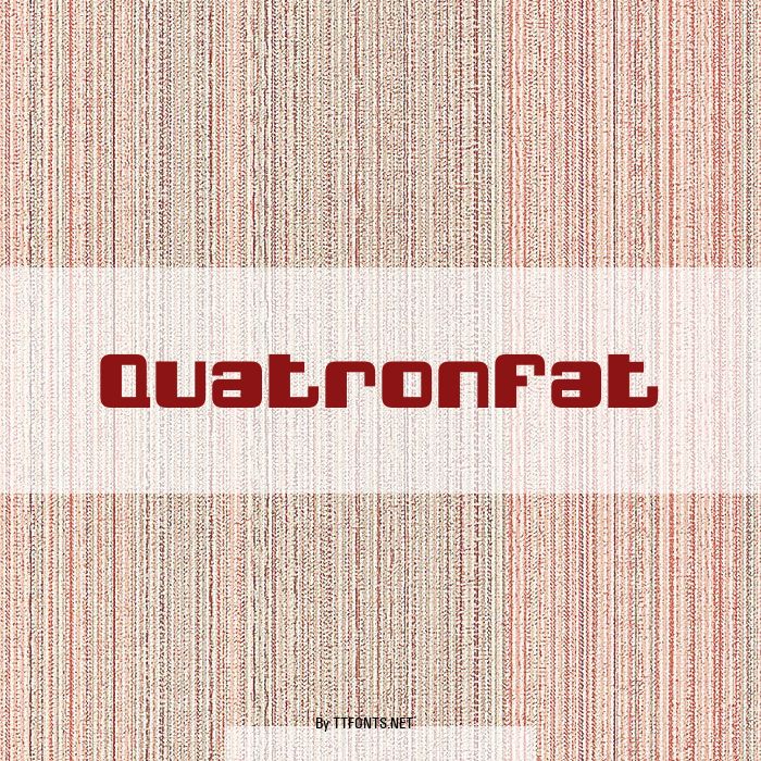 QuatronFat example