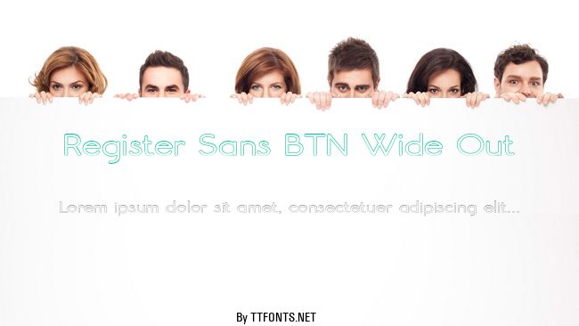Register Sans BTN Wide Out example