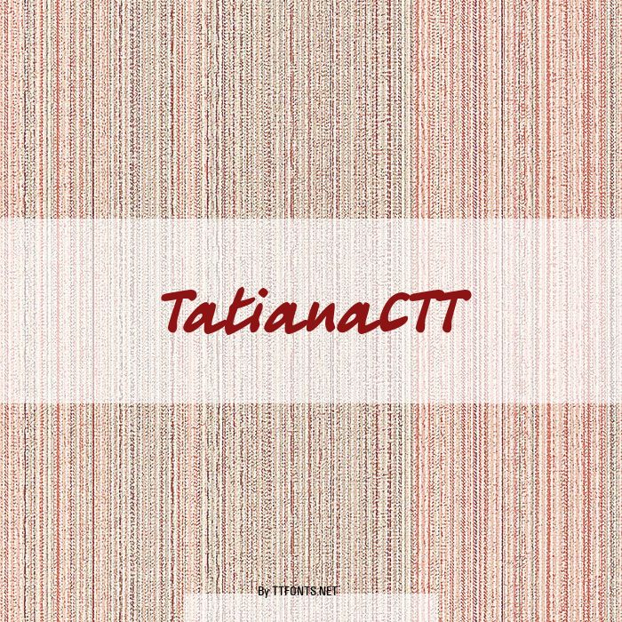 TatianaCTT example