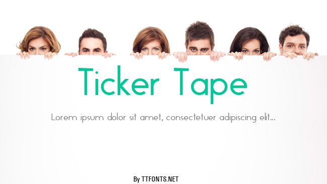 Ticker Tape example
