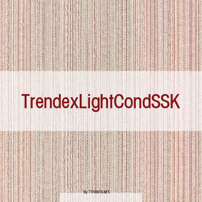 TrendexLightCondSSK example