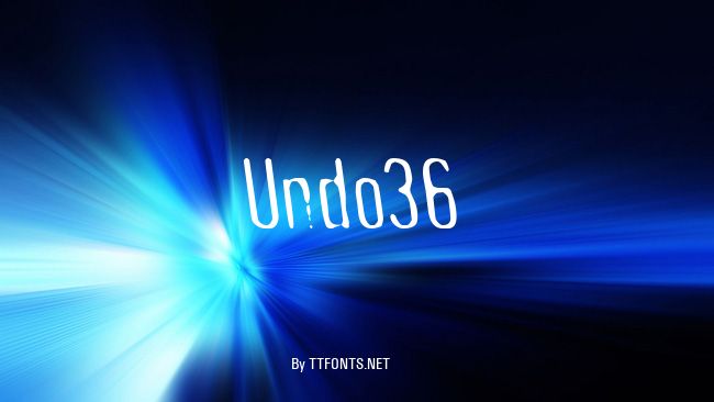 Undo36 example