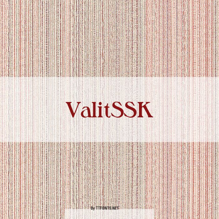 ValitSSK example