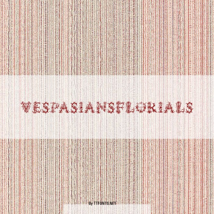 VespasiansFlorials example