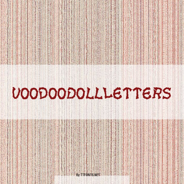 VoodooDollLetters example