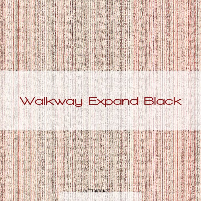 Walkway Expand Black example