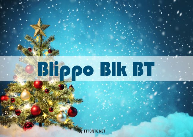 Blippo Blk BT example