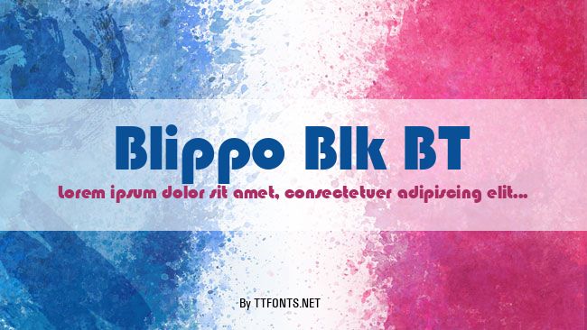 Blippo Blk BT example
