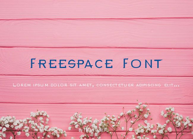 Freespace Font example