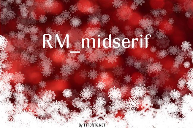 RM_midserif example