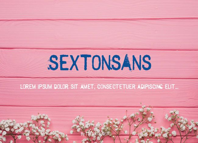 SextonSans example