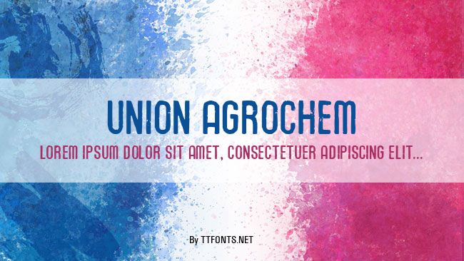 Union Agrochem example