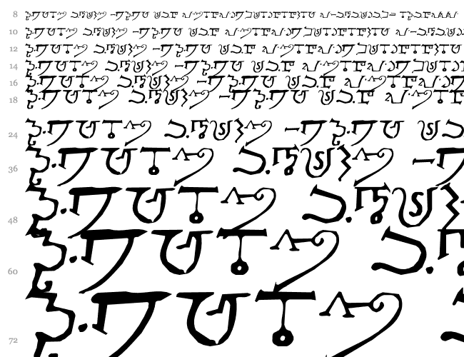 Alphabet of the Magi Cascada 