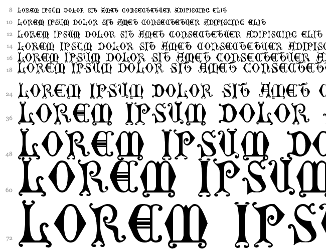 Curled Serif Cascada 