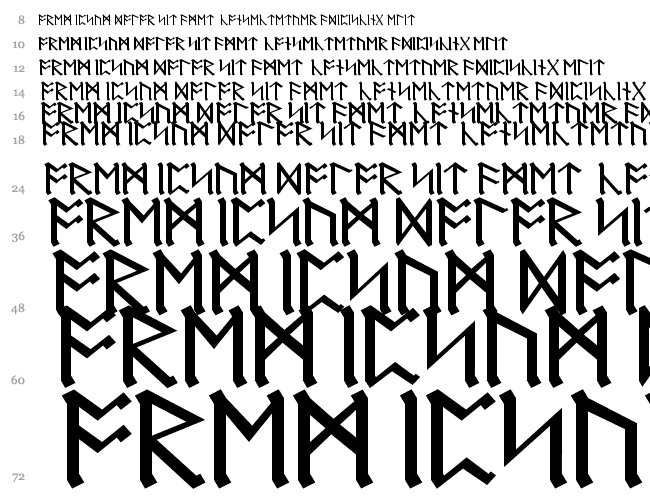 Dwarf Runes Cascata 