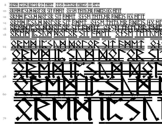 Germanic Runes-2 Waterfall 