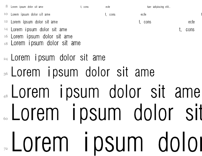 Шрифт Helvetica Condensed Русский