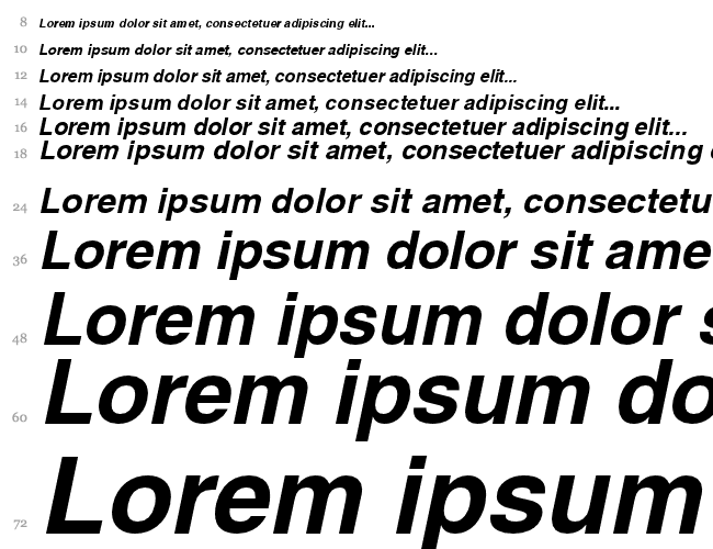 Helvetica Cascade 