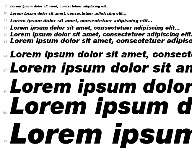Helvetica Neue Водопад 