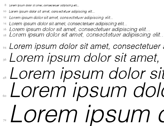 Helvetica-Light Cascade 