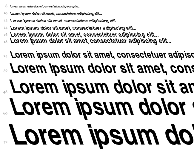 Helvetica-Narrow-Bold Lefty Cascade 