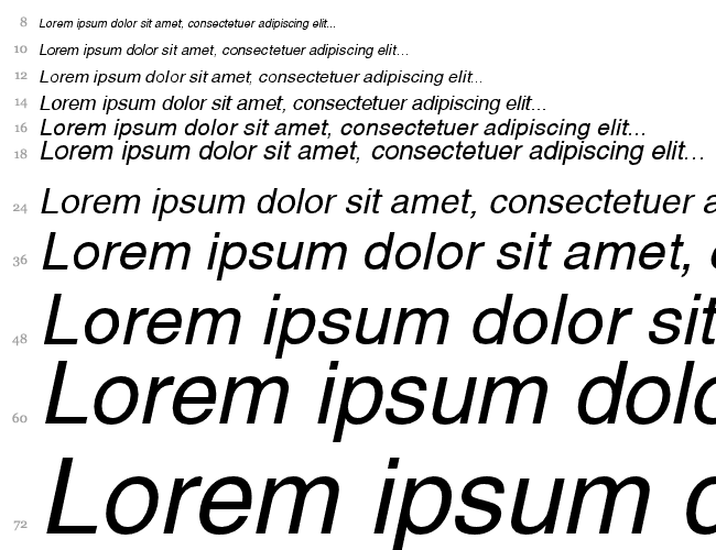 Helvetica Cascada 