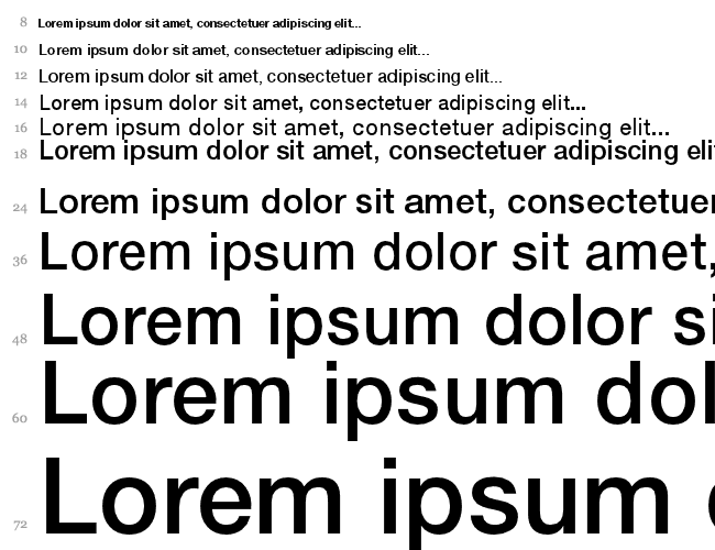 Helvetica 65 Medium Cascada 