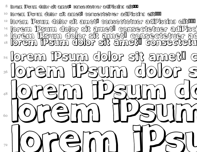 JustAnotherFont Водопад 