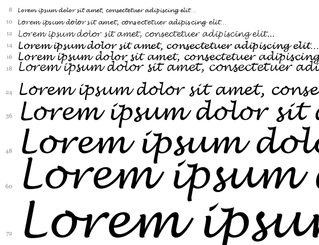 Lucida Handwriting Cascata 