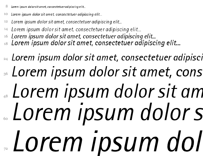 Libre Sans Serif SSi Водопад 