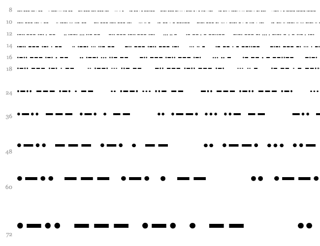 Morse Code Cascade 