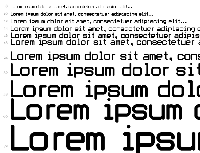 Oblivious font Cascada 