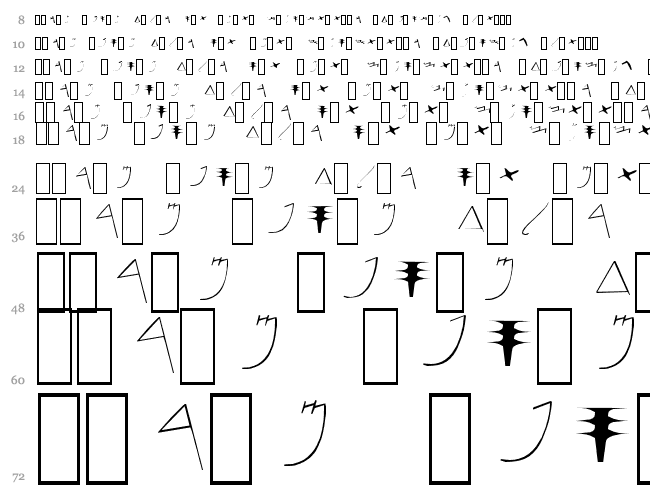 Paleo-Hebrew Cascade 