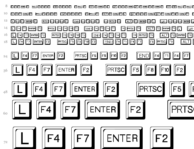 Tastatur Водопад 