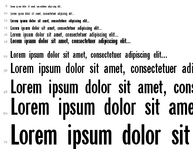 Gazeta Sans Serif Cascada 