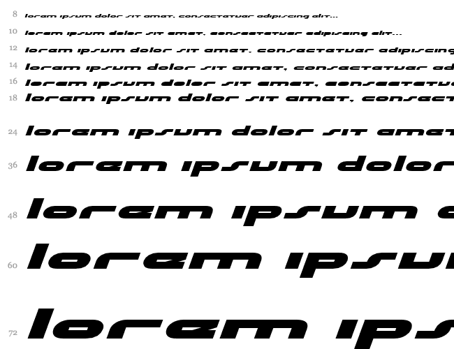 uni-sol expanded italic Waterfall 