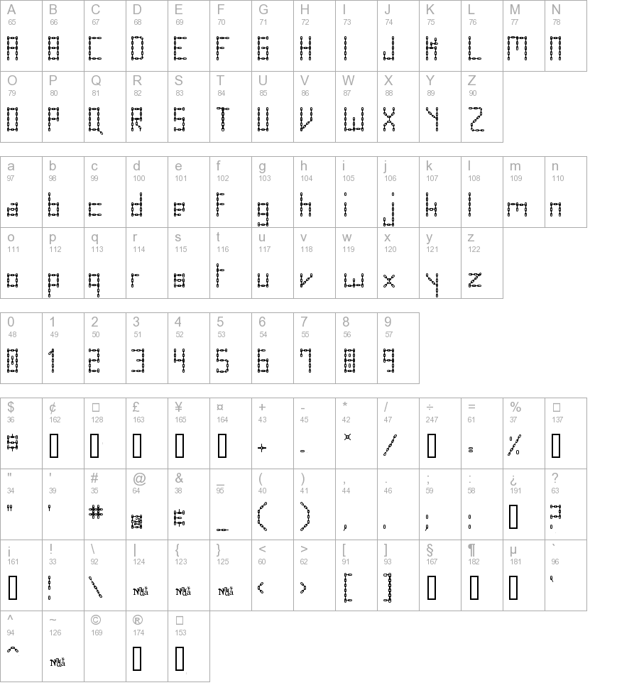 three letter chain