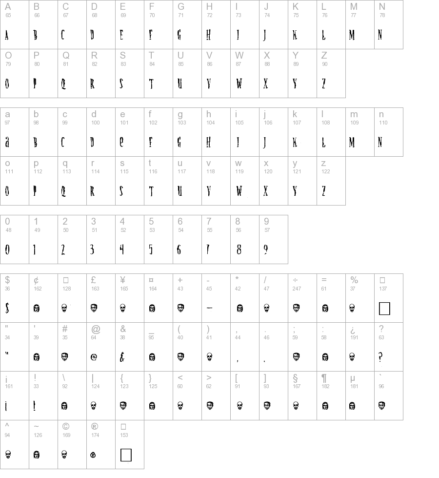 creature-normal-truetype-font