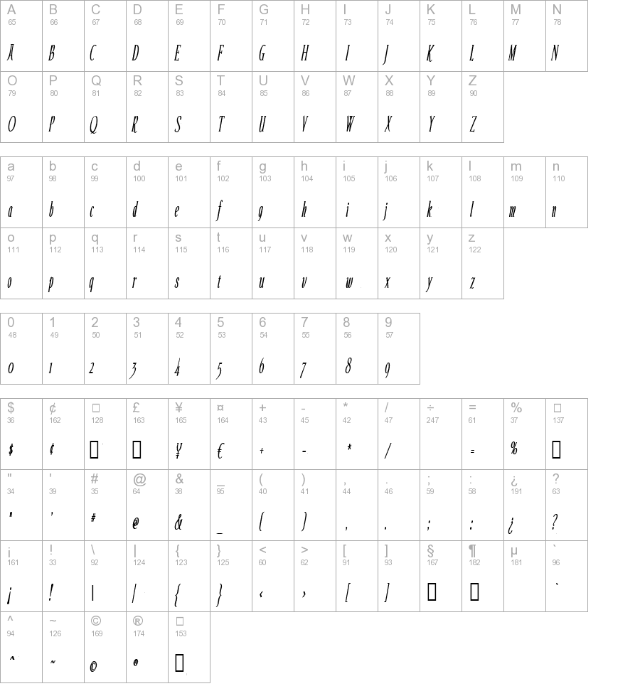 Echelon Condensed