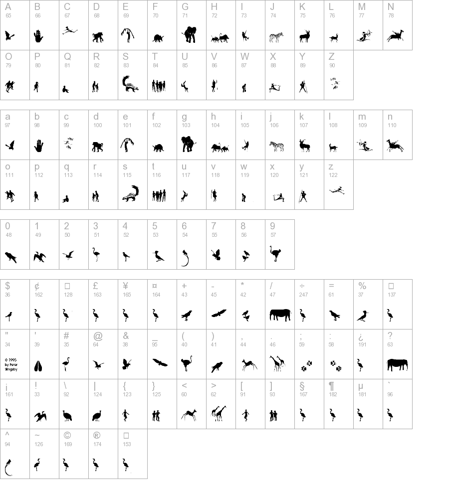 Fonts of Afrika Sample