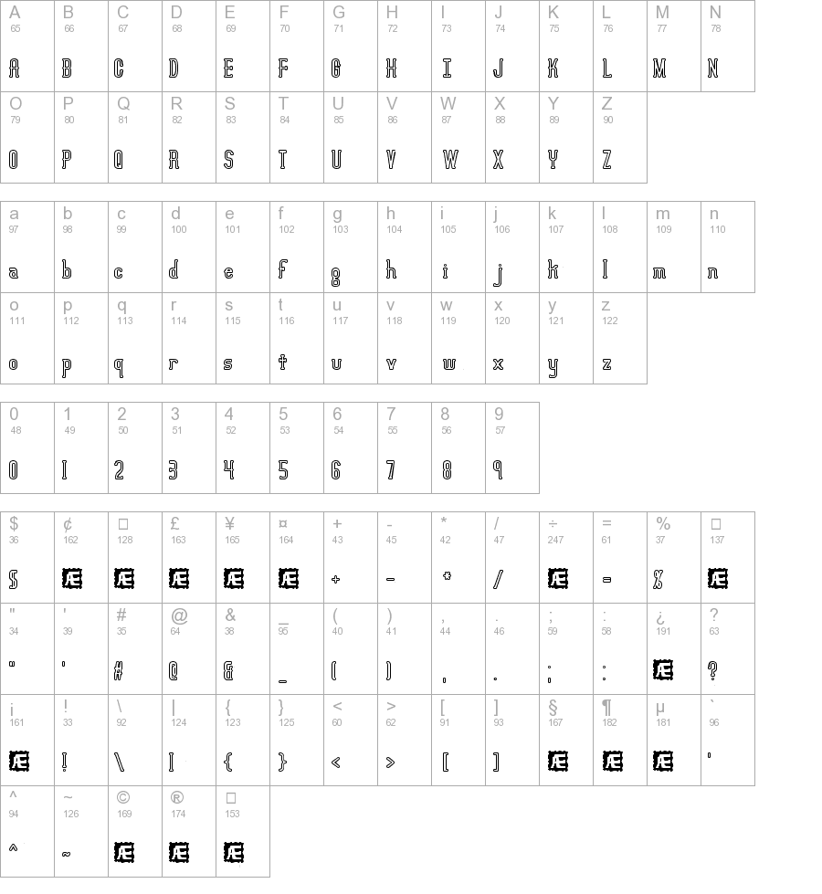 Lucid Type B Outline (BRK)