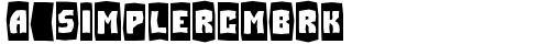 a_SimplerCmBrk Bold truetype шрифт