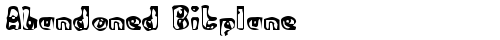 Abandoned Bitplane Regular font TrueType