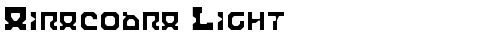 Airacobra Light Light free truetype font