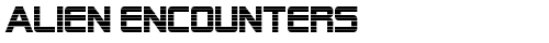 Alien Encounters Bold font TrueType