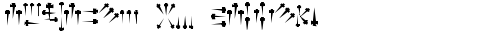 Alphabet of Daggers Regular free truetype font