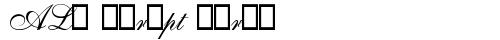 ALS Script (Tri1 Regular truetype font
