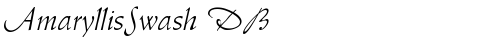 AmaryllisSwash DB Regular truetype шрифт