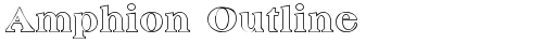 Amphion Outline Regular TrueType-Schriftart