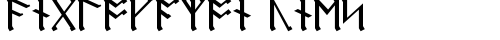 AngloSaxon Runes Regular free truetype font